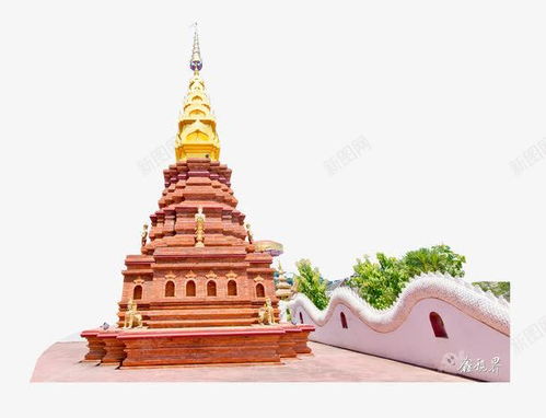 简约设计，漂浮圣城 西双版纳风情元素PNG素材集